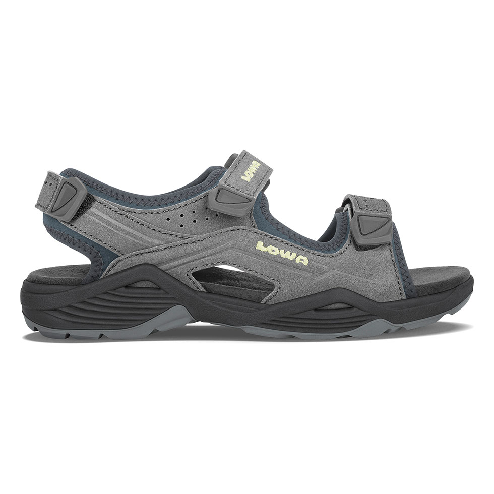  로와 듀랄토 LE 샌들 여성 그레이 그리스 38941KYJV