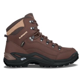 Botas de caminhada Lowa Renegade GTX Mid masculinas, marrom escuro, Grécia 97162MVJS